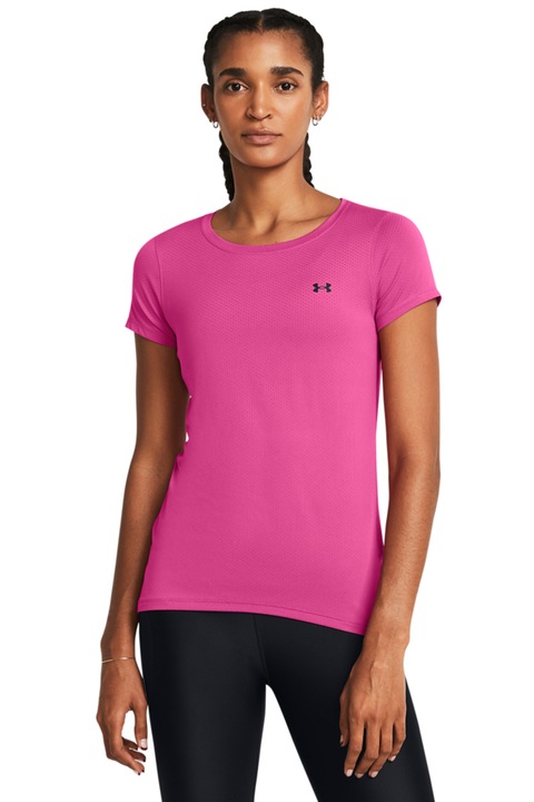 Under Armour, Tricou pentru antrenament HeatGear®, Negru/Roz