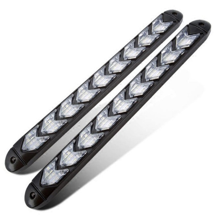 Комплект от 2 LED ленти SAGEATA DRL 25 см - 12 модула