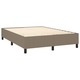 vidaXL tópszínű szövet rugós ágy matraccal 140 x 200 cm 56.89 kg 3142101