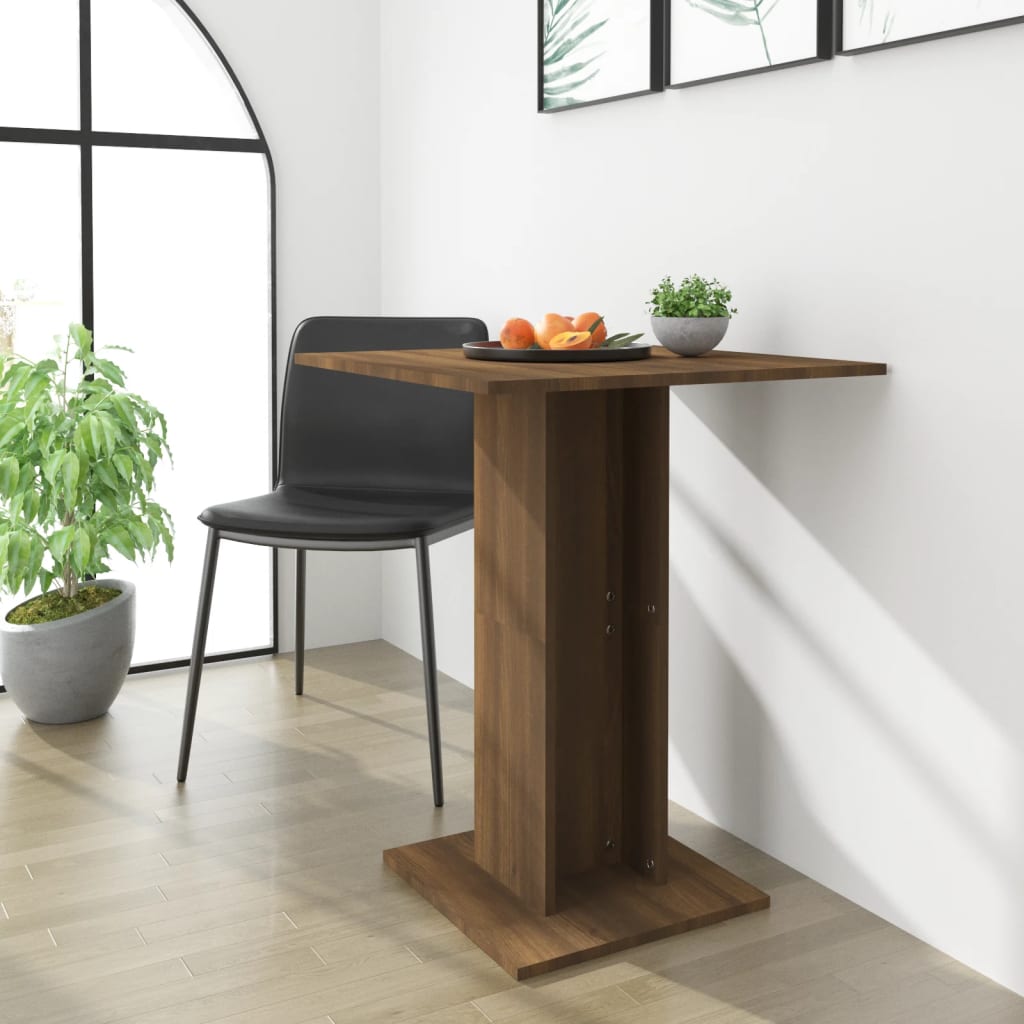 Masa bistro, Zakito Europe, Lemn, 60 x 60 x 75 cm, Maro - eMAG.ro