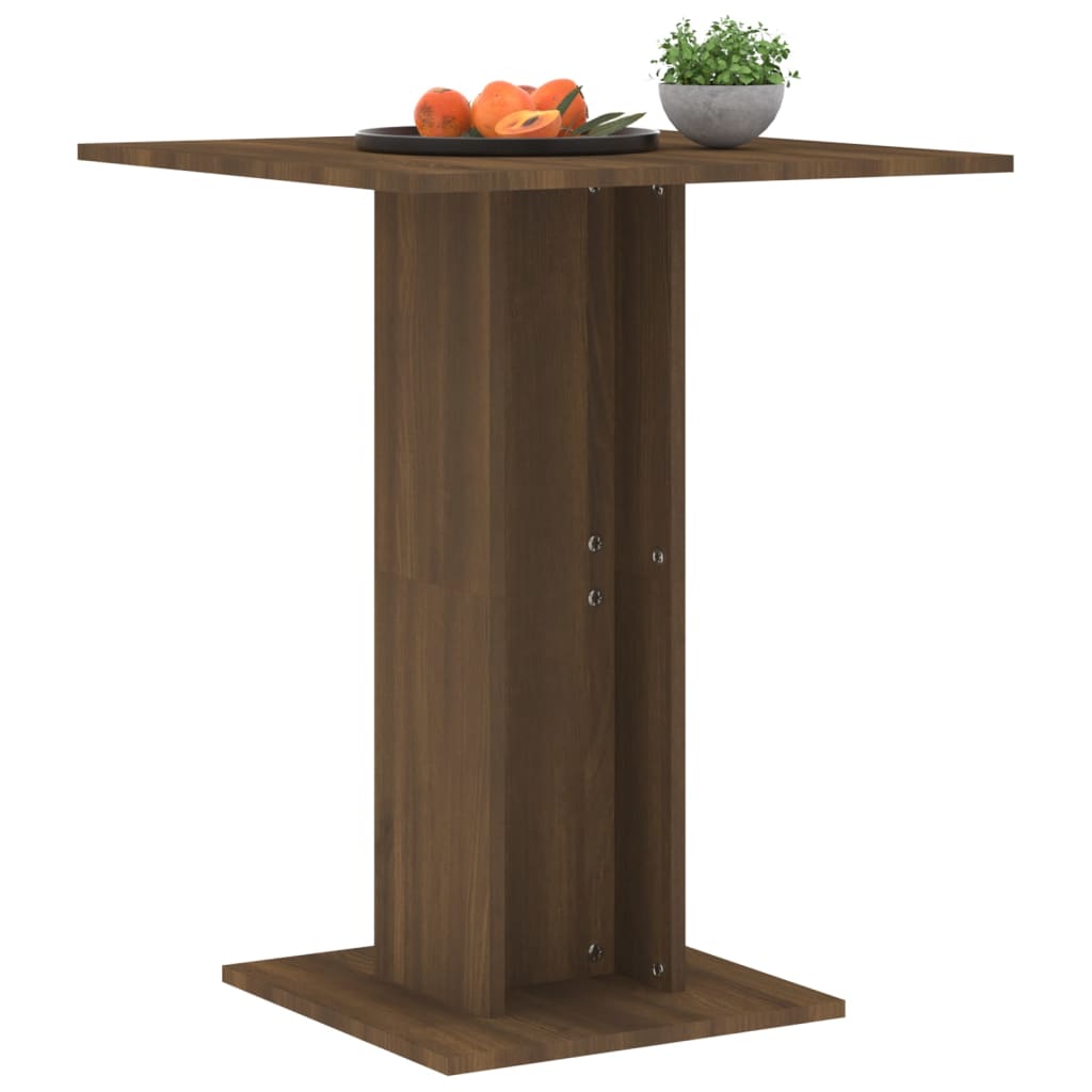 Masa bistro, Zakito Europe, Lemn, 60 x 60 x 75 cm, Maro - eMAG.ro