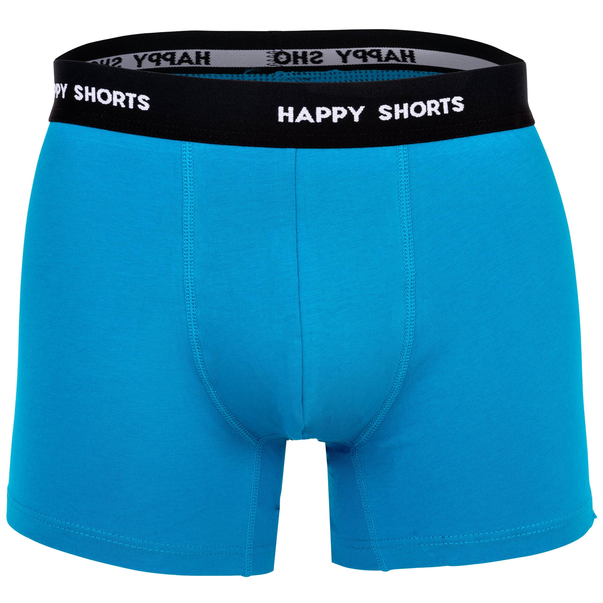 Happy Shorts, Set de boxeri Retro - 3 perechi, Negru