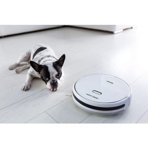 Robot aspirator cu mop si Wi-Fi, Rohnson Mamba Complete RM05, 6000Pa, 300ml, 3 viteze, 5200mAh Li, AI-procesor quad-core, Rohnson Link, Sistem automat de ridicare a covoarelor, Cartografiere in timp real pe mai multe niveluri 3D Laser Action