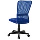 Scaun de birou vidaXL, albastru, 44x52x100 cm, plasa textila, 6 kg