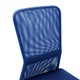 Scaun de birou vidaXL, albastru, 44x52x100 cm, plasa textila, 6 kg