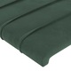 Tablie de pat vidaXL, verde inchis, 80x5x78/88 cm, catifea, 4.7 kg 346113