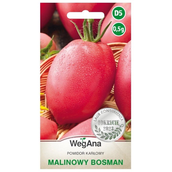 Seminte de rosii pitice Raspberry Bosman, WegAna, 0.5g