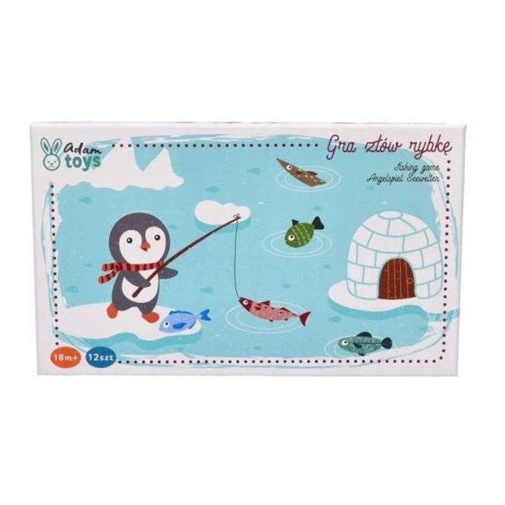 Joc de pescuit magnetic, Adam Toys, 3+, Multicolor