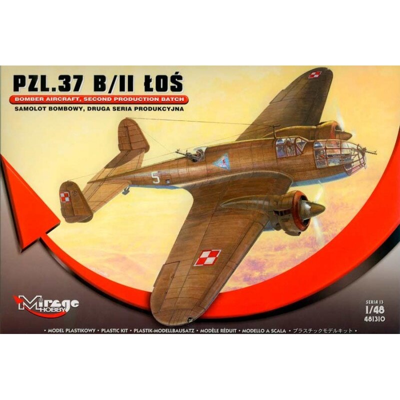 Avion de lupta, Mirage, PZL.37 B/II Los, 1:48 - eMAG.ro