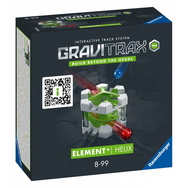 Ravensburger Gravitrax PRO Helix golyópálya építőkészlet kiegészítő, 1 db, műanyag, 8+ év