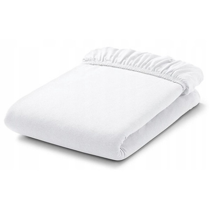 Cearceaf patut copii, Mamo-Tato, Panza, antialergic, alb, 120x60cm
