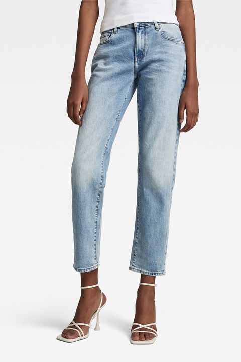 G-STAR, Blugi cu croiala boyfriend Kate, Albastru pastel