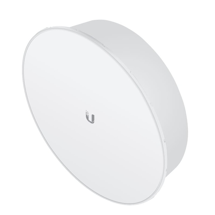 Antena retea Ubiquiti PowerBeam AC ISO GEN2, 5GHz, Gigabit Ethernet, 25dBi, alb, 459x261x459mm