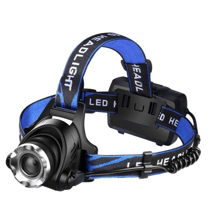 Челник Extralink Loki, LED 300 лумена, 1500mAh батерия, издръжлив, черен