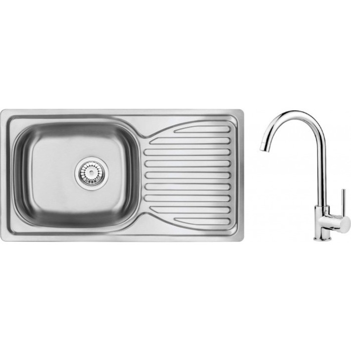 Chiuveta, Inox, Argintiu