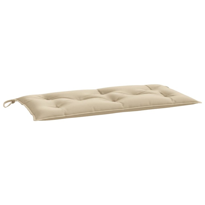 Perna banca de gradina vidaXL, bej, 110x50x7 cm, material oxford, 1.5 Kg