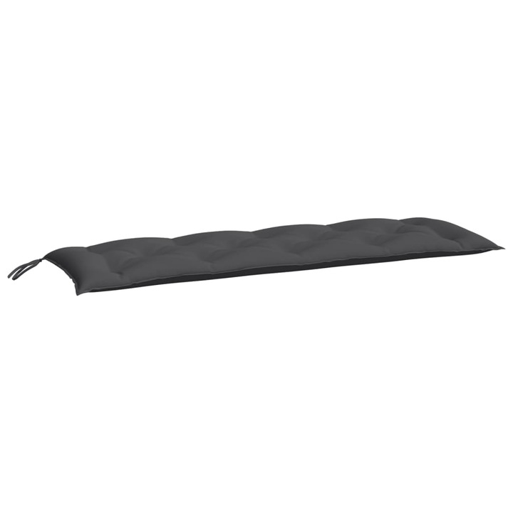 Perna banca de gradina vidaXL, antracit, 150x50x7 cm, material oxford, 1.9 Kg