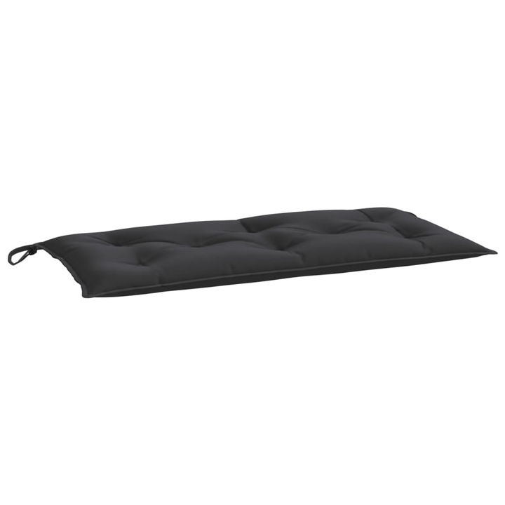 Perna banca de gradina vidaXL, negru, 100x50x7 cm, material oxford, 1.1 Kg