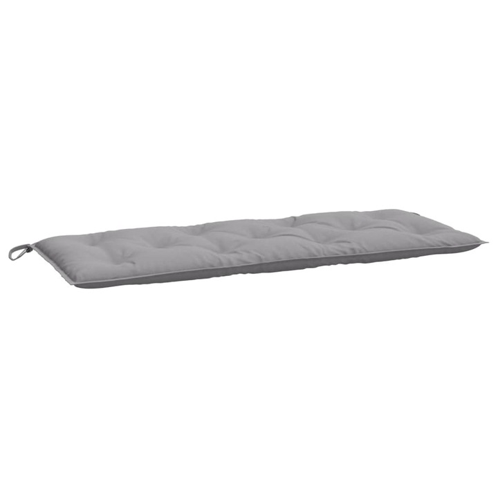Perna de banca de gradina vidaXL, gri, 120x50x7 cm, material oxford, 1.4 Kg