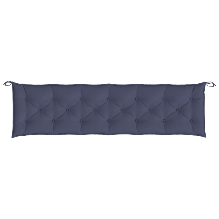 Perna banca de gradina vidaXL, bleumarin, 200x50x7cm, textil oxford, 2.5 Kg