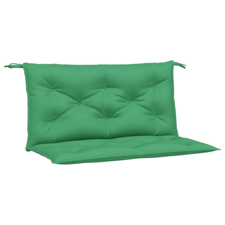 Set perne banca de gradina vidaXL, 2buc., verde,100x50x7cm, tesatura oxford, 2.25 Kg
