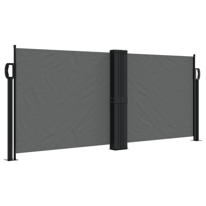 Copertina laterala retractabila vidaXL, antracit, 100 x 1000 cm, 9.95 kg