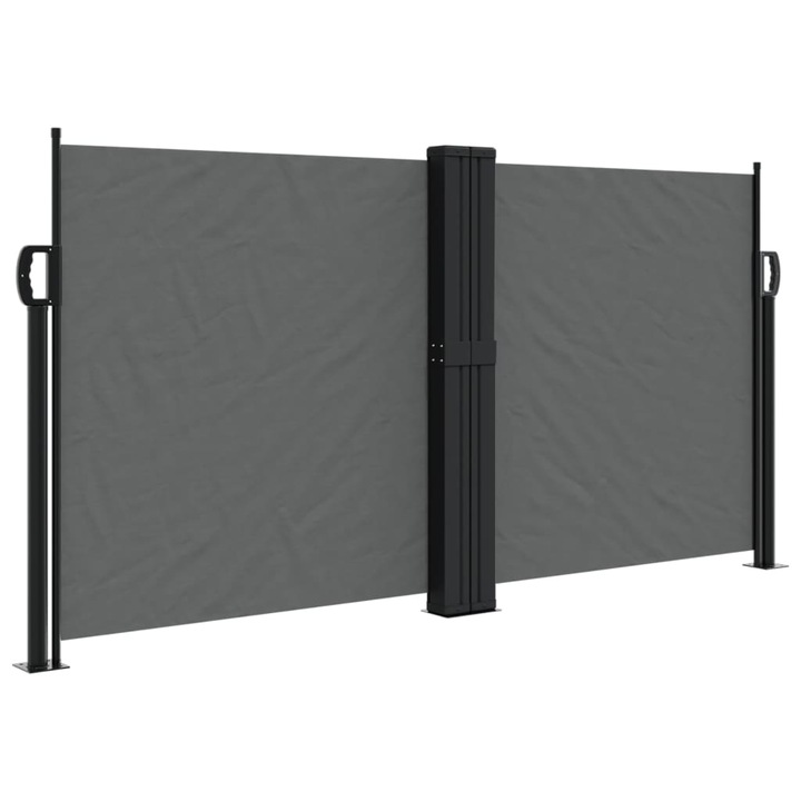 Copertina laterala retractabila vidaXL, antracit, 120x1200 cm, 11.5 kg