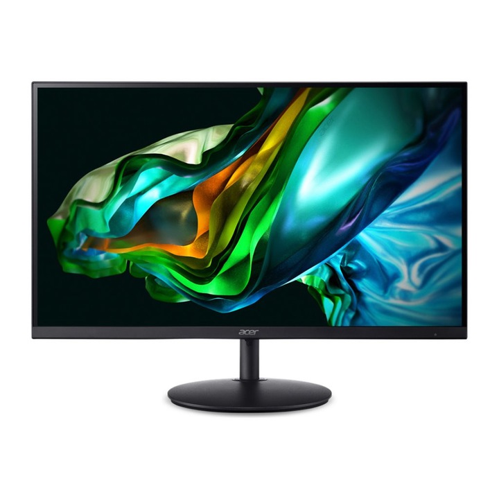 Monitor Acer SH242Y Ebmihux – SH2 sorozat – LED monitor – 24” (23,8” látható) – 1920 x 1080 Full HD (1080p) @ 100 Hz – IPS – 250 cd/m² – 1000:1 – 1 ms – HDMI, USB-C - hangszórók - fekete UM.QS2EE.E13