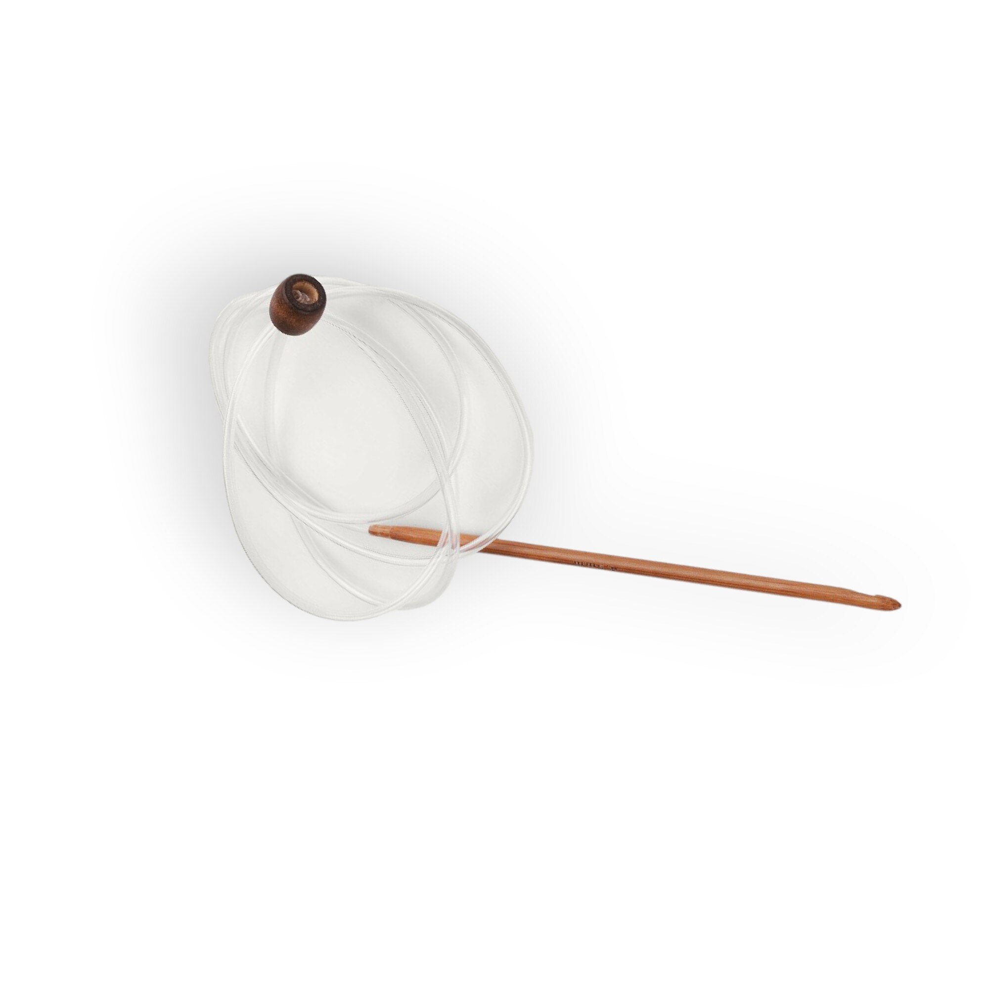 Croseta din bambus pentru crosetat tunisian Crisalida, marime 4.5 mm ...