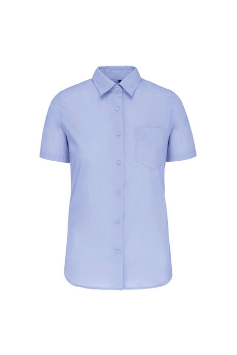 Camasa Judith cu maneci scurte pentru femei - KA548, Albastru