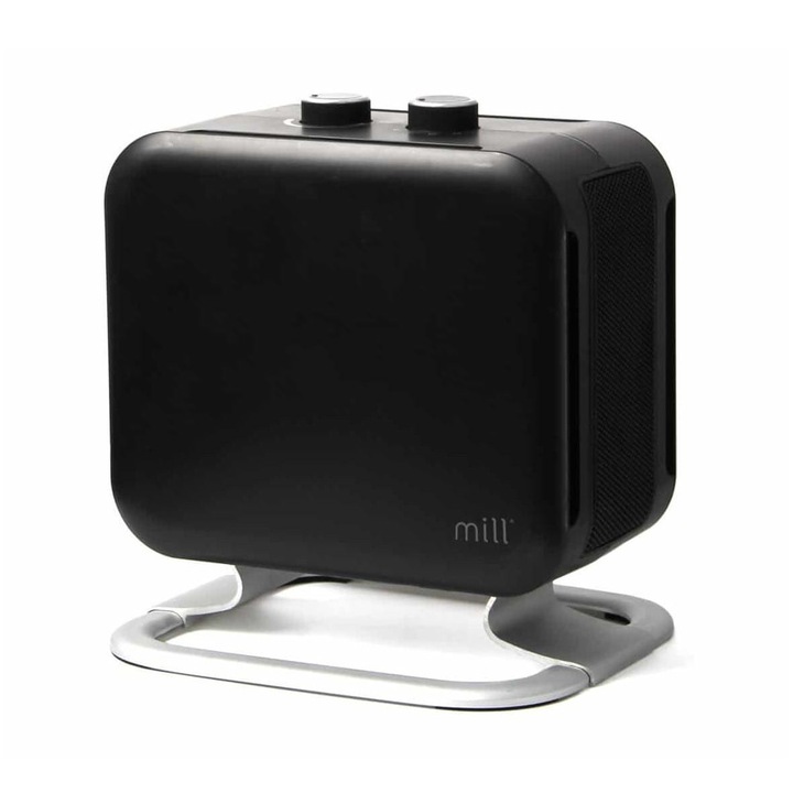 Aerotherma, Malom, 2 teljesítményfokozat, 252 x 228 mm, fekete