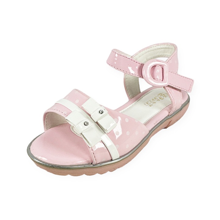 Детски сандали Chippo Kids 40178-2, 23-30, Лачени, Бледорозов