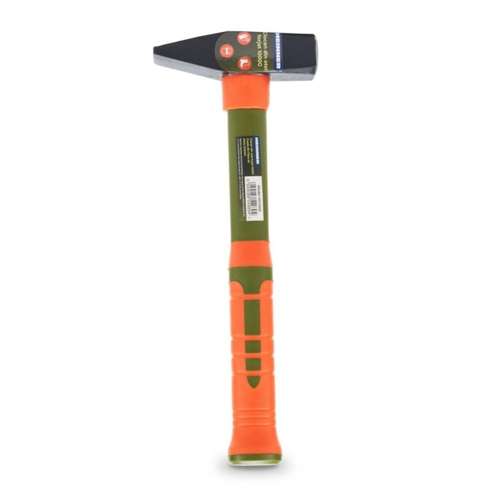 Чук Heinner HCC002, Кована стомана, Дръжка от фибростъкло, Дължина 360 мм, 1 кг