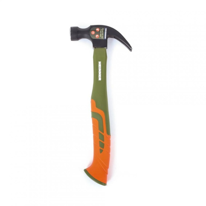 Heinner HCC011 kalapács, kovácsolt acél, üvegszálas farok, 355 mm hosszú, 405 g