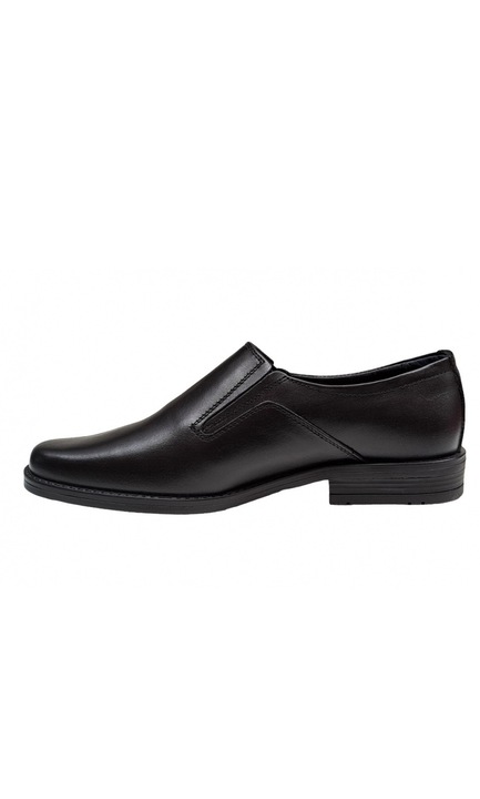 Pantofi barbati, eleganti, piele naturala, Negru, GKR05N - Marimea 42