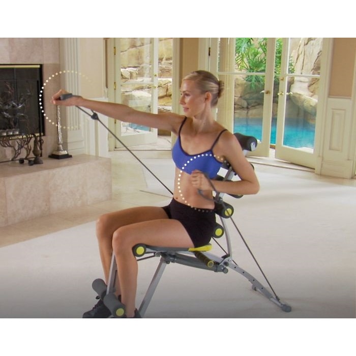 Aparat multifunctional fitness 6 in 1, Rock Gym, abdomenul