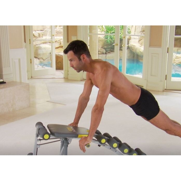 Aparat multifunctional fitness 6 in 1, Rock Gym, abdomenul