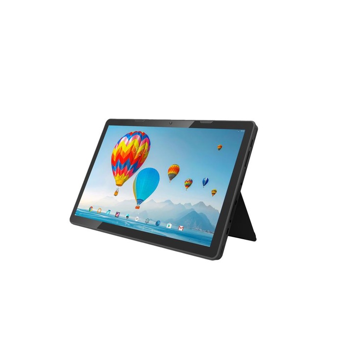 Таблет Xoro MegaPAD 1333 Pro, шестядрен процесор ARM Mali 1.6GHz, 13.3" FHD екран, 6GB DDR4 RAM, 128GB Flash, 2MP, Wi-Fi, Bluetooth, Android Black