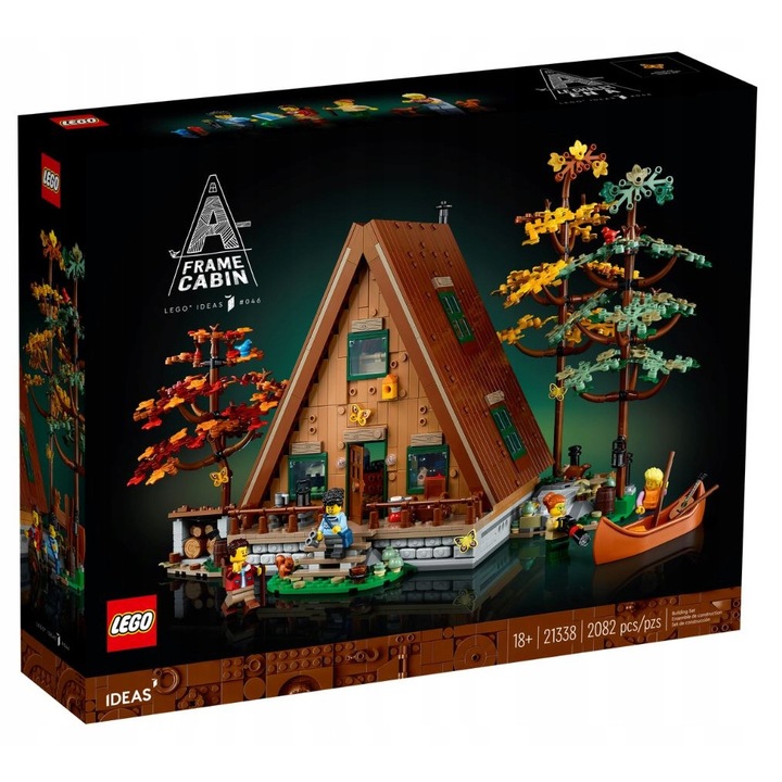 Set de constructie LEGO Ideas, Chatka w ksztalcie litery A, 2082 piese, 18+