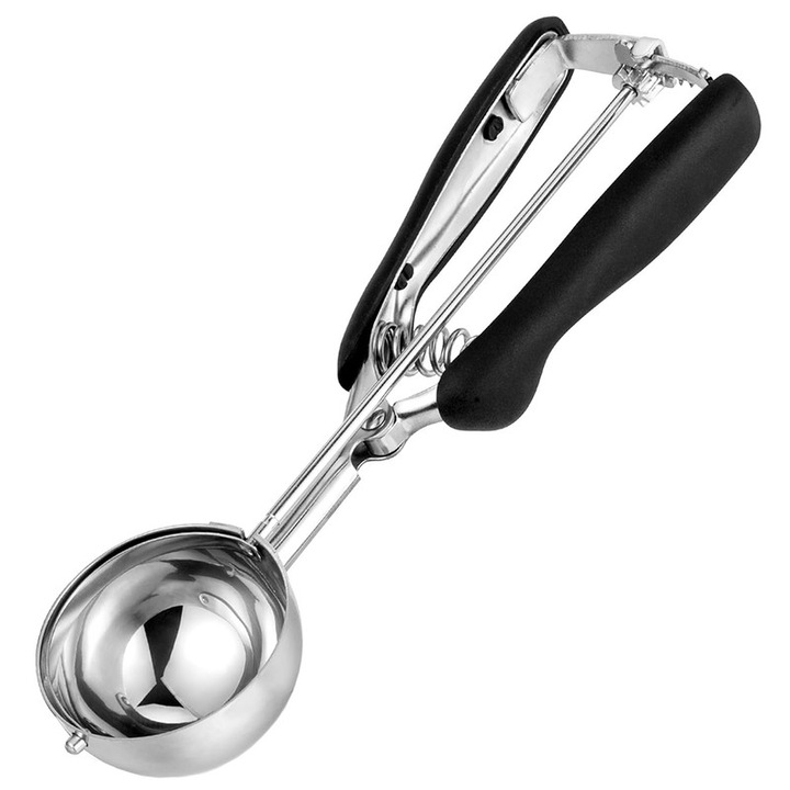 Lingura dozatoare inghetata, Ronyes®, otel inoxidabil, cupa 55 mm