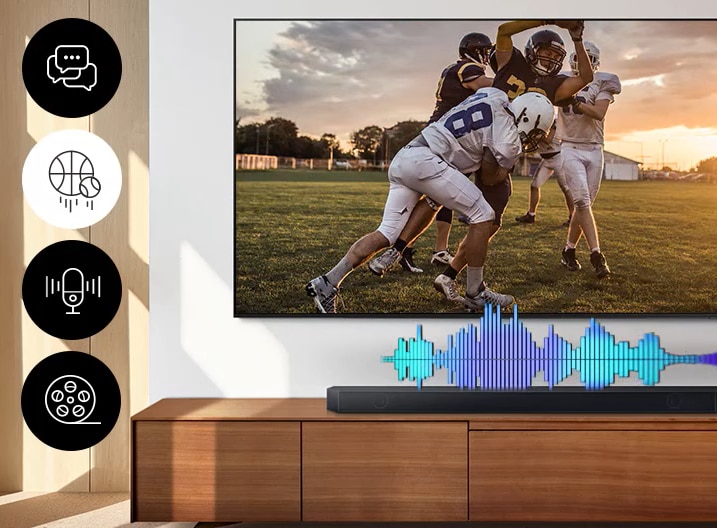 Soundbar SAMSUNG HW-Q810D, 5.1.2, 360W, Bluetooth, Wi-Fi, Subwoofer wireless, Dolby Atmos, negru 5 res 42c9bd0ff7c845e989f51670b061ecb8