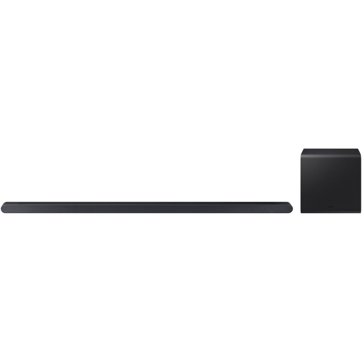 Soundbar HW-S800D, 3.1.2, 330W, Bluetooth, Wi-Fi, Subwoofer wireless, Dolby Atmos, Negru titan