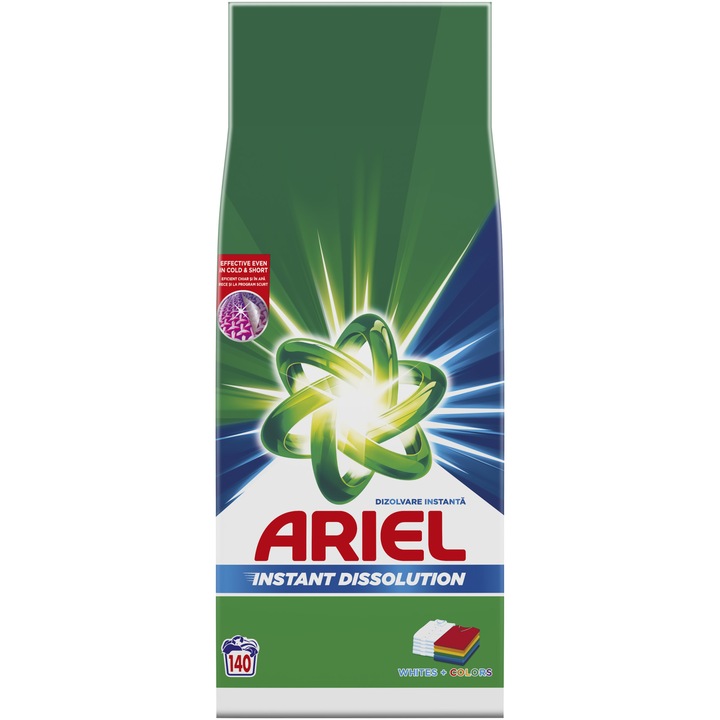 Ariel Whites & Colors mosószer, 140 mosás, 10.5kg