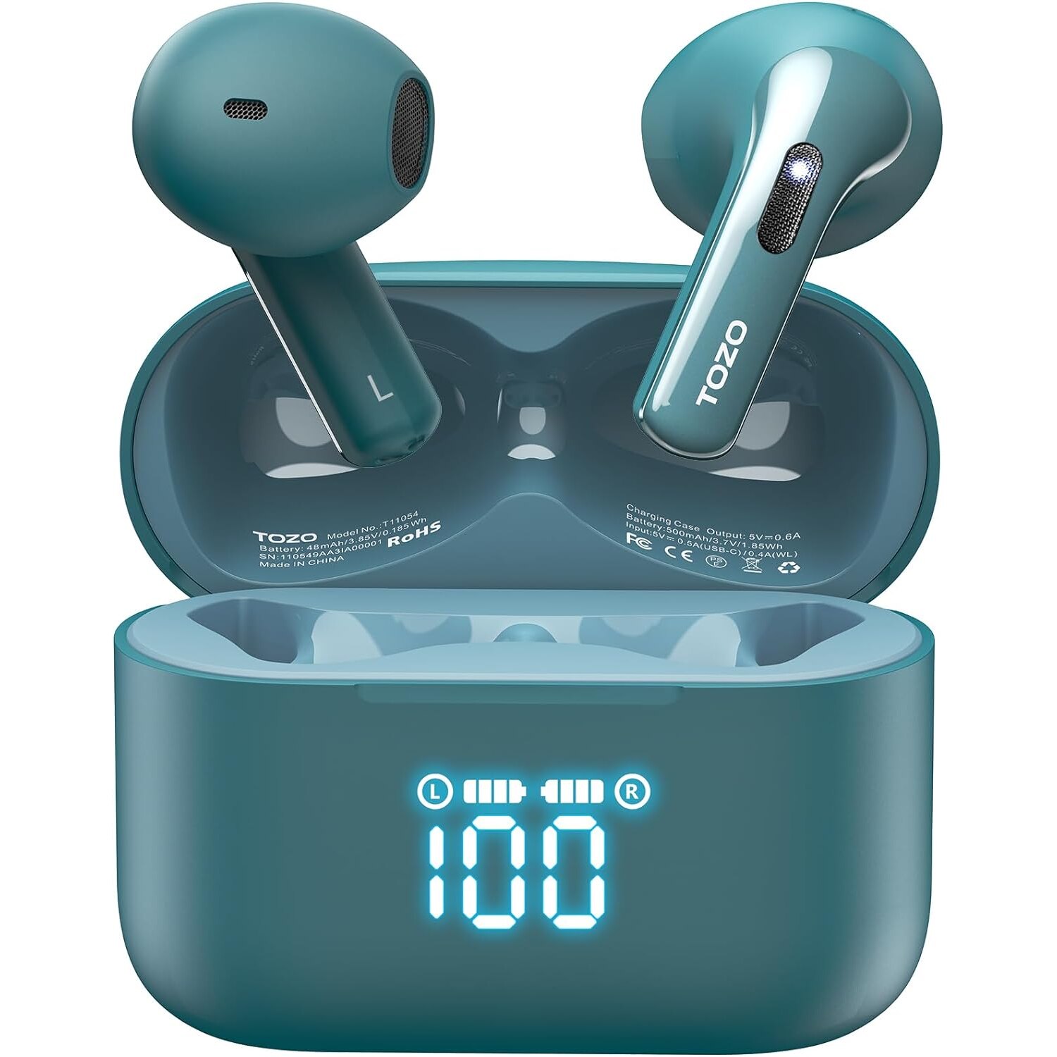 Casti True Wireless TOZO® TonalFits Active Noise Cancelling