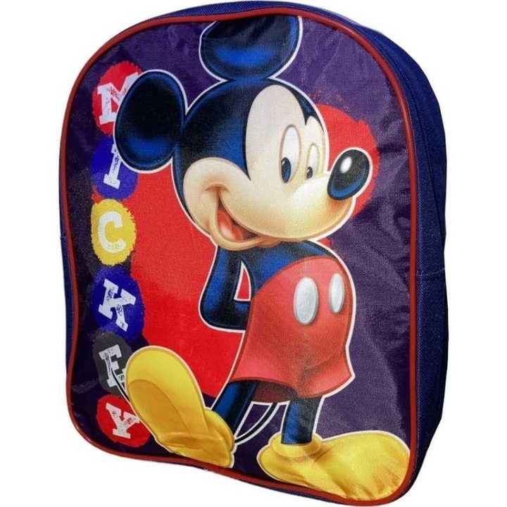 Ghiozdan copii, multicolor, 30x26x10cm, Mickey Mouse