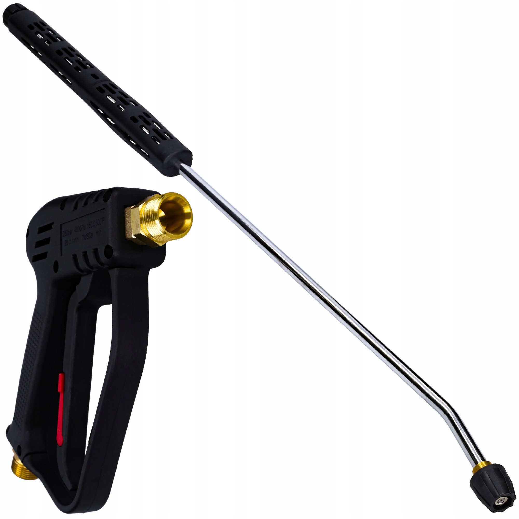 Lanze Pistole Düse und 15m Schlauch für KARCHER HD/HDS M22x1,5 Hochdruckreiniger Lanze Pistole Düse und 15m Schlauch für KARCHER HD/HDS M22x1,5 Hochdruckreiniger