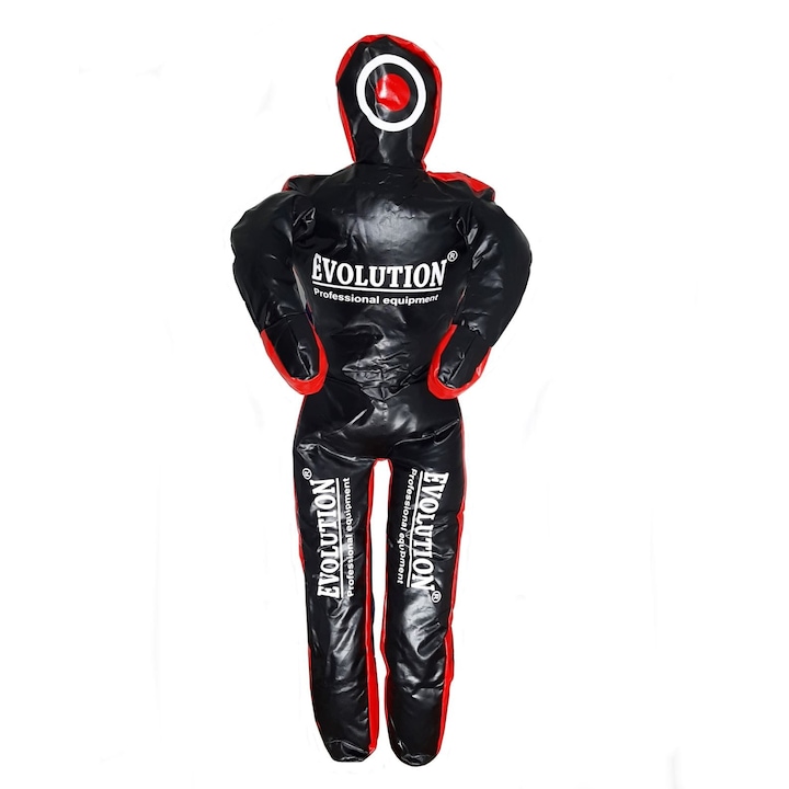Küzdőbábu BJJ/MMA/zapasy/judo számára, Evolution, 170x65 cm, fekete