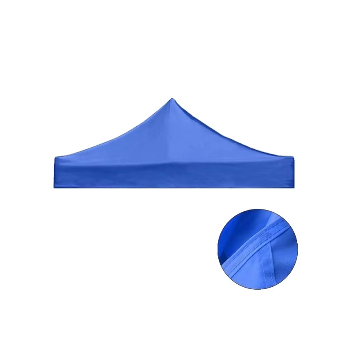 AT PERFORMANCE előtető pavilon típusú sátor tetejére, 3 x 3 m, vízálló, oxford textilanyaggal borított 700D, gumírozott Kék