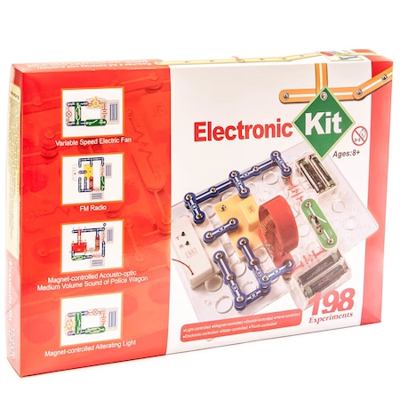 Kit de circuite electronice — varianta cu 198 de proiecte