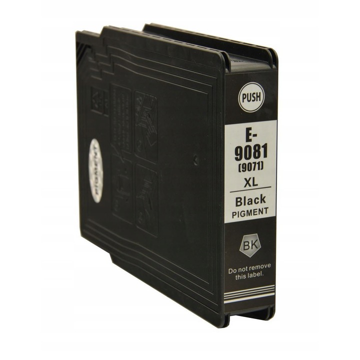 Wox tintasugaras nyomtatópatron, kompatibilis az EPSON T9081XL-lel, fekete